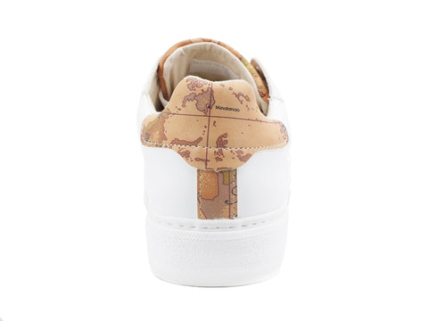 ALVIERO MARTINI 1A CLASSE Sneaker Platform Bianco Geo Beige P3A4-10876