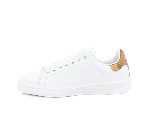 ALVIERO MARTINI 1A CLASSE Sneaker Pelle Retro Geo White P191-578A
