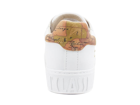ALVIERO MARTINI 1A CLASSE Sneaker Platform Banda Geo Bianco Geo Beige P3A4-10880