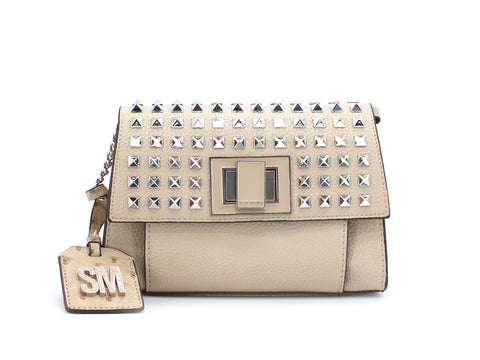 STEVE MADDEN Borsa Pochette Crossbody Pelle Borchie Nude BSTYLE