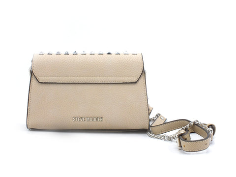 STEVE MADDEN Borsa Pochette Crossbody Pelle Borchie Nude BSTYLE