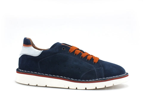 CAFENOIR Stringata Lacci Derby Blu Navy TS6010