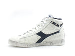 Load image into Gallery viewer, CUSTOM / DIADORA Game High Waxed Sneaker Borchie Vintage White Blue 501.159657C5262