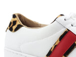 Load image into Gallery viewer, MICHAEL KORS Irving Stripe Sneaker Optical White Natural 43S9IRFS6D