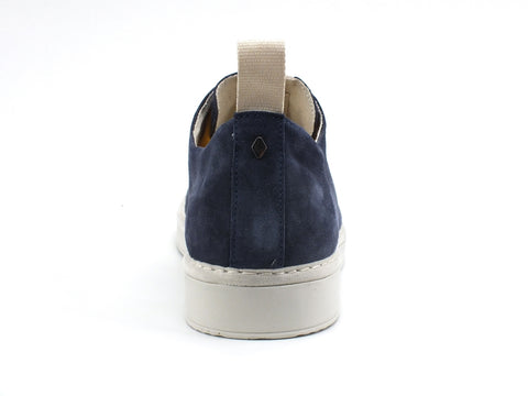 PAN CHIC Low Cut Sneaker Uomo Suede Denim Yellow P01M14001S8