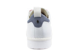 Load image into Gallery viewer, PAN CHIC Low Cut Sneaker Uomo Pelle Nubuk White Denim Red P01M16001LK1