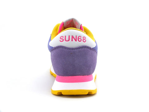 SUN68 Ally Solid Nylon Sneaker Donna Lilla Z31201