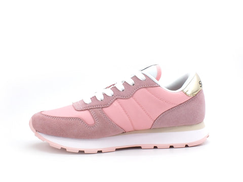 SUN68 Ally Solid Nylon Sneaker Donna Rosa Z31201
