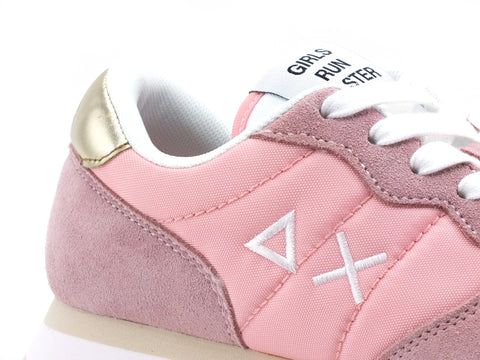 SUN68 Ally Solid Nylon Sneaker Donna Rosa Z31201