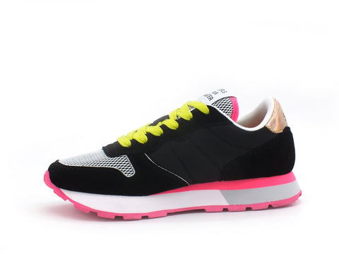 SUN68 Ally Sporty Sneaker Donna Nero Z31203
