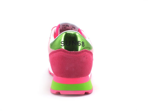 SUN68 Ally Spotry Sneaker Donna Running Rosa Z31203