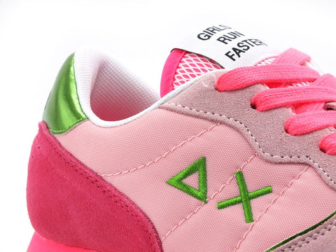 SUN68 Ally Spotry Sneaker Donna Running Rosa Z31203