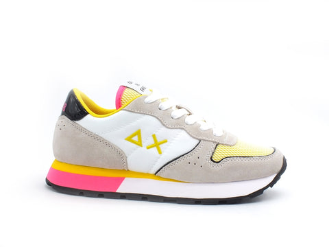 SUN68 Ally Sporty Sneaker Donna Running Bianco Z31203