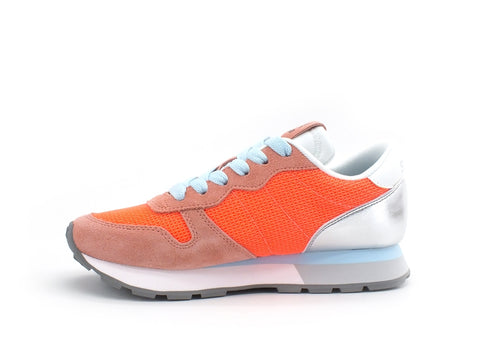SUN68 Ally Star Basic Sneaker Donna Corallo Z31208