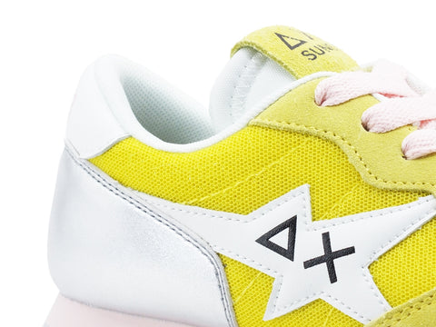 SUN68 Ally Star Basic Sneaker Donna Giallo Z31208