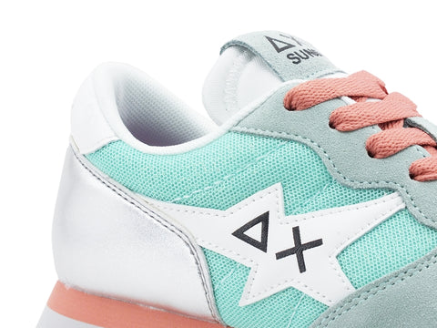 SUN68 Ally Star Basic Sneaker Donna Acqua Z31208