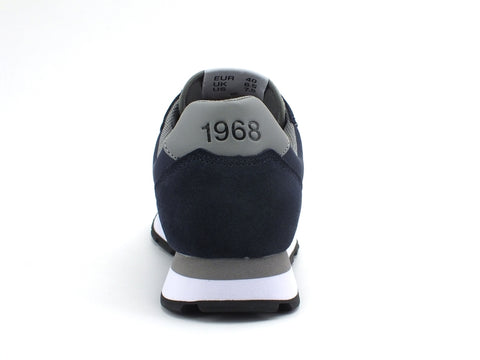 SUN68 Tom Solid Nylon Sneaker Uomo Navy Blue Z31101