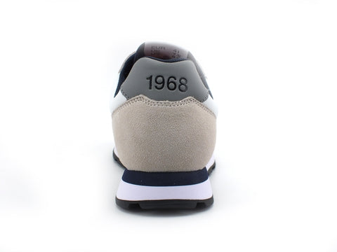 SUN68 Tom Solid Nylon Sneaker Uomo Bianco Z31101