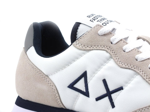 SUN68 Tom Solid Nylon Sneaker Uomo Bianco Z31101