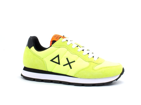 SUN68 Tom Solid Nylon Sneaker Uomo Giallo Fluo Z31101