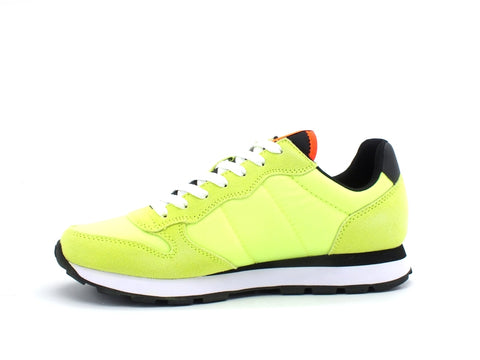 SUN68 Tom Solid Nylon Sneaker Uomo Giallo Fluo Z31101