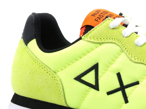 SUN68 Tom Solid Nylon Sneaker Uomo Giallo Fluo Z31101