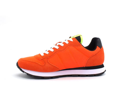 SUN68 Tom Solid Nylon Sneaker Uomo Arancio Fluo Z31101