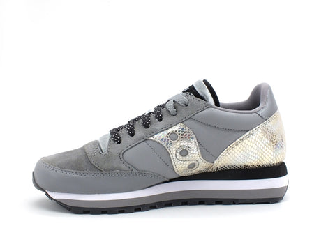 SAUCONY Jazz Triple W Snake Skin Sneaker Donna Grey Snake S60550-3