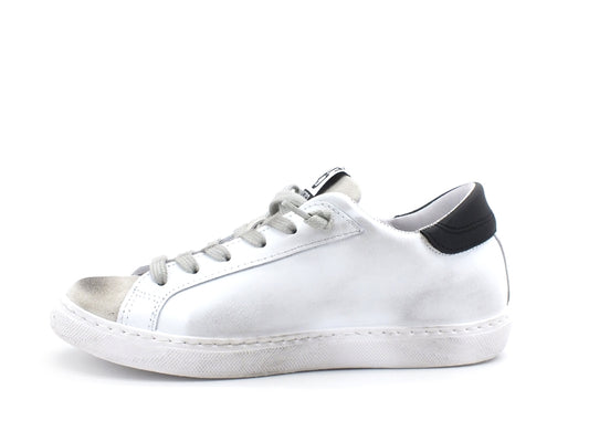 2STAR Sneaker Low Donna Tricolor Bianco Nero Ghiaccio 2SD2806