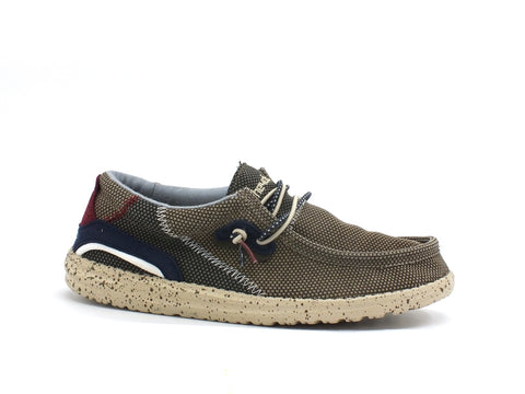 HEY DUDE Wally Hawk Scarpa Vela Uomo Nut 112251600