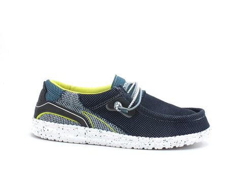 HEY DUDE Wally Hawk Scarpa Vela Uomo Space Blue 112252131