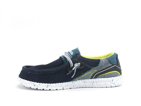 HEY DUDE Wally Hawk Scarpa Vela Uomo Space Blue 112252131
