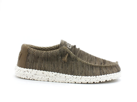 HEY DUDE Wally Sox Scarpa Stringata Uomo Brown 110351500