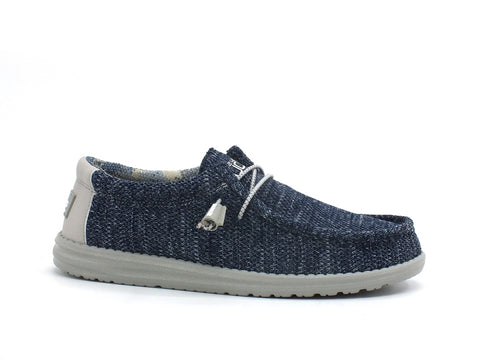 HEY DUDE Wally Sox Scarpa Stringata Uomo Moonlit Ocean 110352119