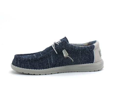 HEY DUDE Wally Sox Scarpa Stringata Uomo Moonlit Ocean 110352119