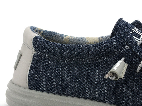 HEY DUDE Wally Sox Scarpa Stringata Uomo Moonlit Ocean 110352119
