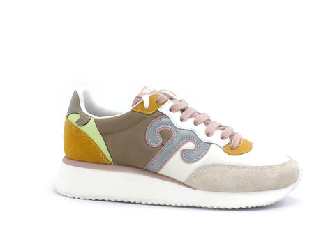 WUSHU Ruy Master Sneaker Running Donna Taupe Panna Multi M161