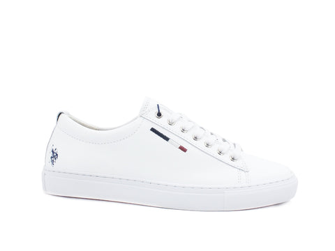 U.S. POLO ASSN Sneaker Uomo Pelle White BEKER-158