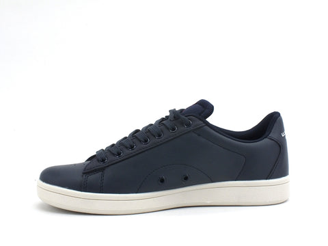 U.S. POLO ASSN Sneaker Pelle Uomo Logo Dark Blue White ALCOR