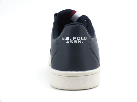U.S. POLO ASSN Sneaker Pelle Uomo Logo Dark Blue White ALCOR