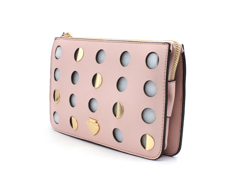 LE PANDORINI Iris Mini Sogna Borsa Pochette Traforata Rose PE21DAO02784-03