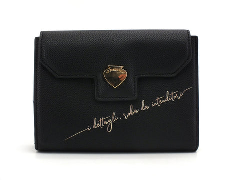 LE PANDORINE Gardenia Mini Dettagli Borsa Tracolla Black PE21DAQ02786-04