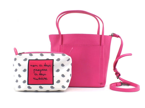 LE PANDORINE Papaya Riuscire Borsa Doppia Fuxia PE21DBI02804-07