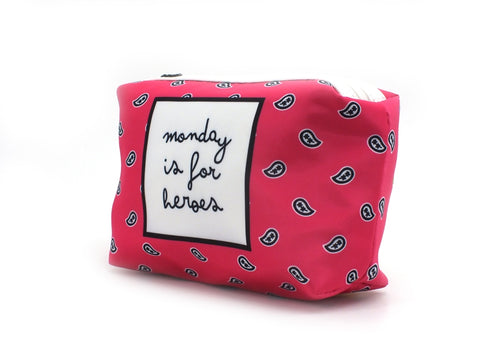 LE PANDORINE Papaya Mini Heroes Borsa Pochette Trousse Pink White PE21DBI02804-09