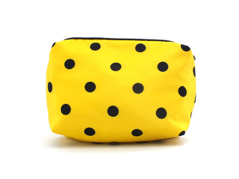 LE PANDORINE Papaya Mini Power Borsa Pochette Trousse Yellow Black PE21DBI02804-14