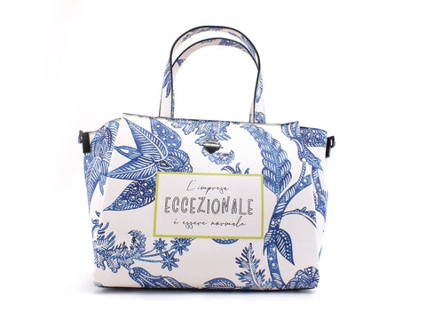 LE PANDORINE Lampone Eccezzionale Borsa Flower White PE21DCC02824-03