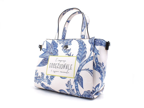 LE PANDORINE Lampone Eccezzionale Borsa Flower White PE21DCC02824-03