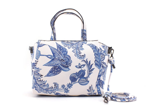 LE PANDORINE Lampone Eccezzionale Borsa Flower White PE21DCC02824-03