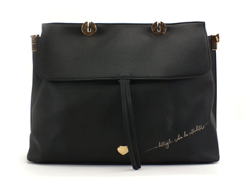 LE PANDORINE Gardenia Posty Dettagli Borsa Donna Black PE21DCF02827-03