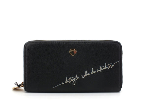 LE PANDORINE Gardenia Wallet Dettagli Portafoglio Donna Black PE21DAZ02795-03